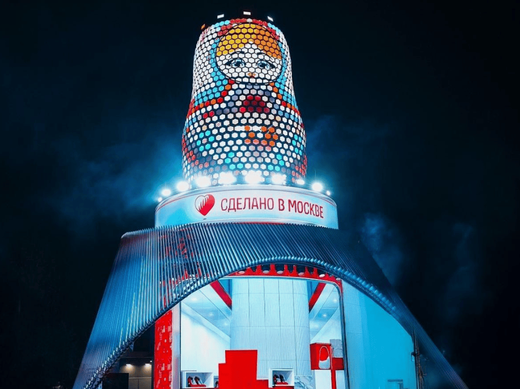 LED экран Матрешка