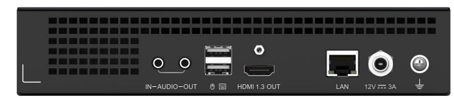 Декодер MG201 задняя панель