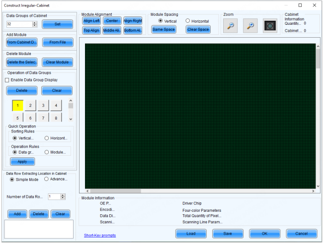 нестандартный кабинет LED модулей