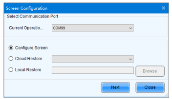 Метод конфигурации экрана