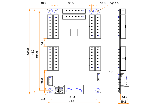 размеры MRV532